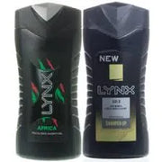 Lynx Africa & Gold Shower Gel - 225ml x 2 Pack