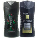 Lynx Africa & Gold Shower Gel - 225ml x 2 Pack