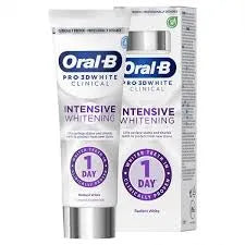 Oral-B 3DW Intensive Whitening Radiant White Toothpaste - 75ml