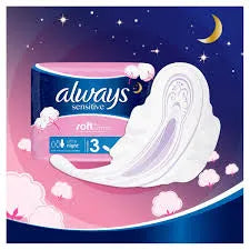 Always Sensitive Night - 10 Pack