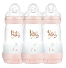 MAM Easy Start Anti Colic 260ml Bottle (Girl) - 3 Pk