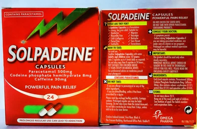 Solpadeine Capsules for Pain Relief -  24 Pack