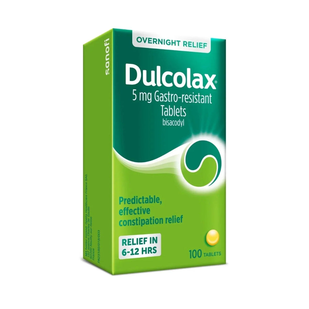 Dulcolax 5mg Gastro Resistant Tablets - 100 Pack