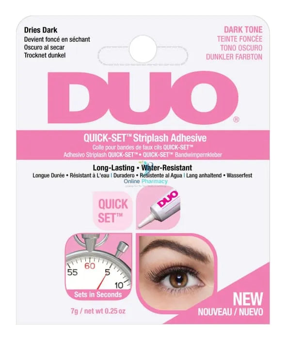 Duo Striplash Adhesive Dark Tone - Dries Dark