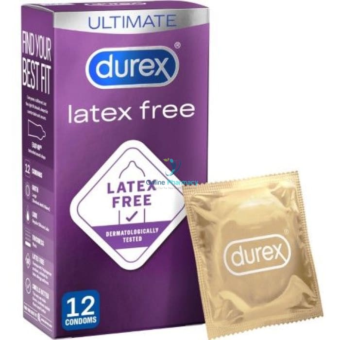 Durex Latex Free Condoms - 12 Pack - OnlinePharmacy