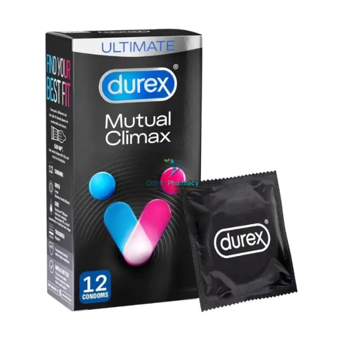 Durex Mutual Climax Condoms 12 Pack - OnlinePharmacy