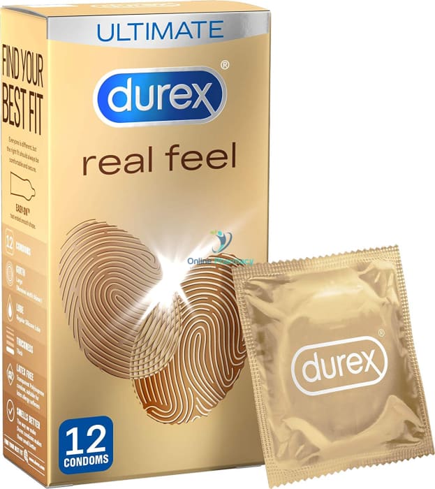 Durex Real Feel Condoms - 12PK - OnlinePharmacy