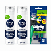 Nivea Men Sensitive Shaving Foam and Razor Set