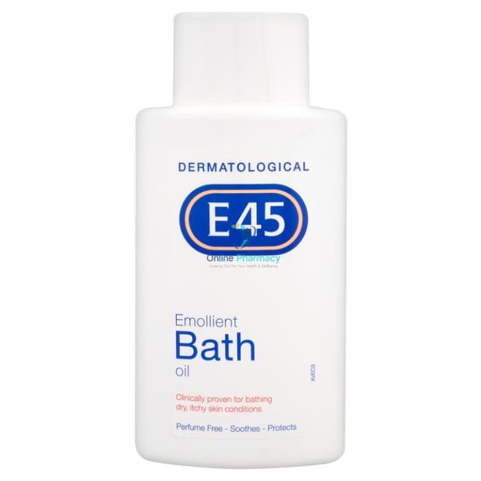 E45 Emollient Bath Oil - 500ml - OnlinePharmacy