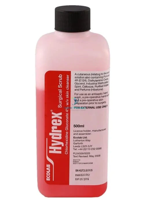 Ecolab Hydrex Chlorhexidine Surgical Scrub 4% - 500ml