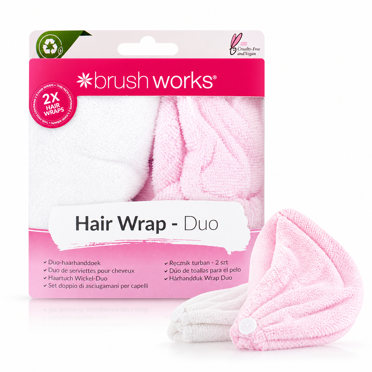 Brush Works Hair Wrap Duo
