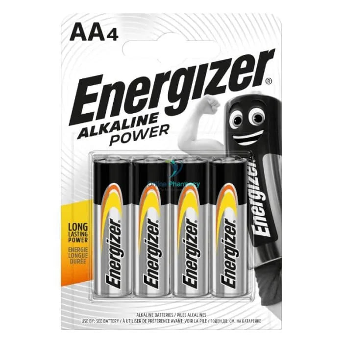 Energizer AA Alkaline Power Battery - 4 Pack