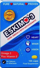 Eskimo-3 Omega 3 and Vitamin E - 250 Capsules