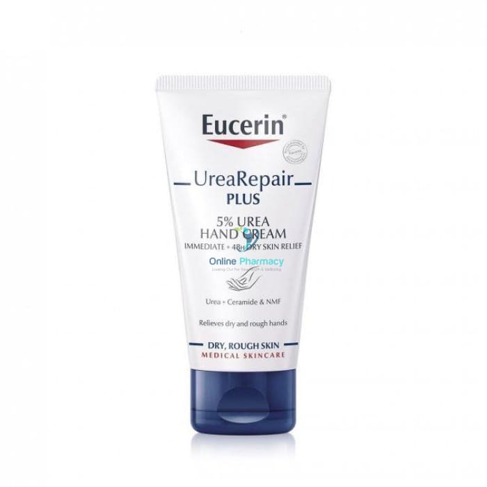 Eucerin Dry Skin Relief Hand Cream with 5% Urea - 75ml - OnlinePharmacy