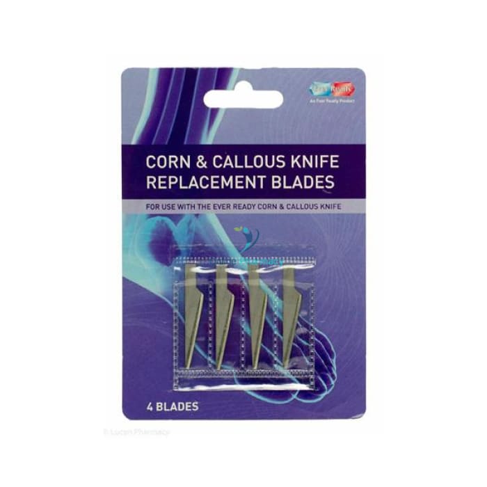 Ever Ready Corn & Callous Knife Replacement Blades - 4 Blades - OnlinePharmacy