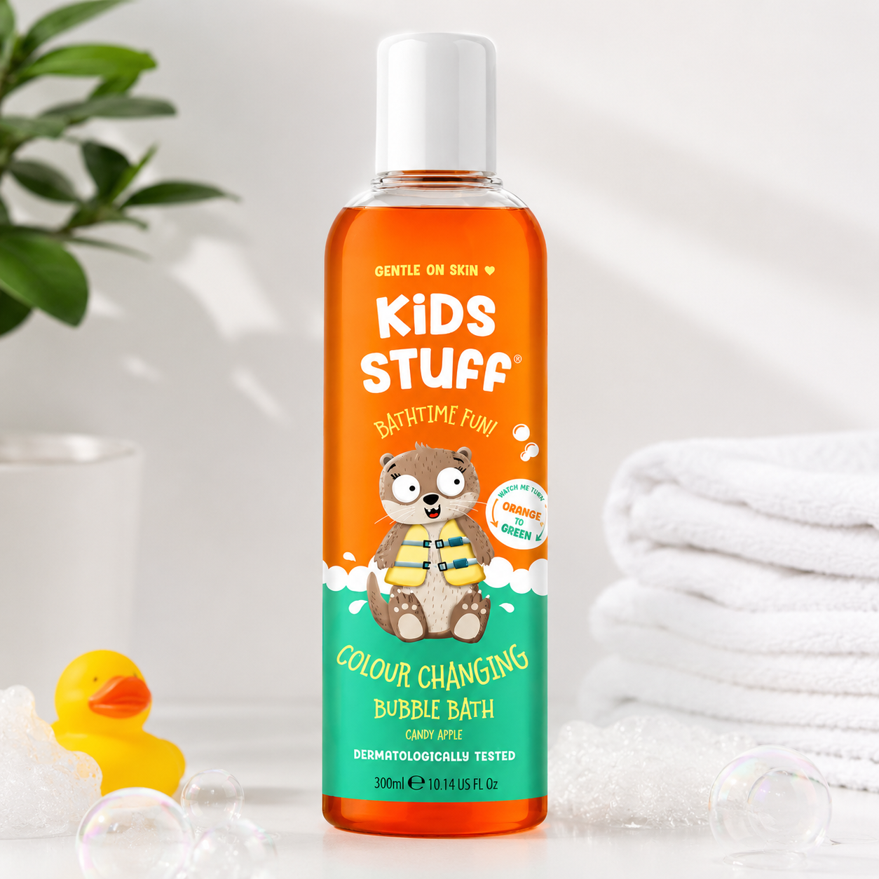 Kids Stuff Crazy Colour Changing Bubble Bath Orange - 300ml