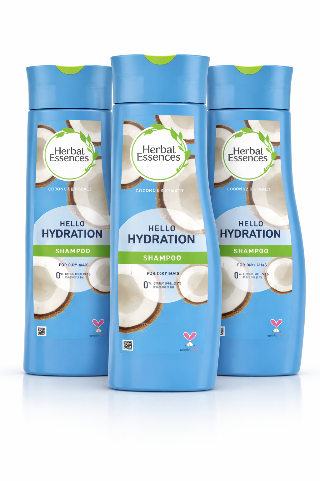 Herbal Essences Hello Hydration Shampoo - 400Ml x 3