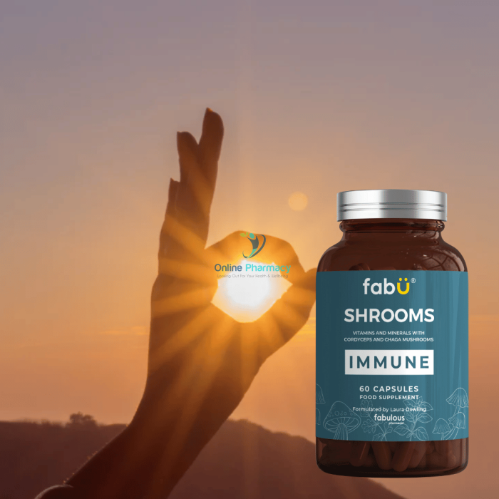 fabÜ Shrooms Immune - 60 Capsules