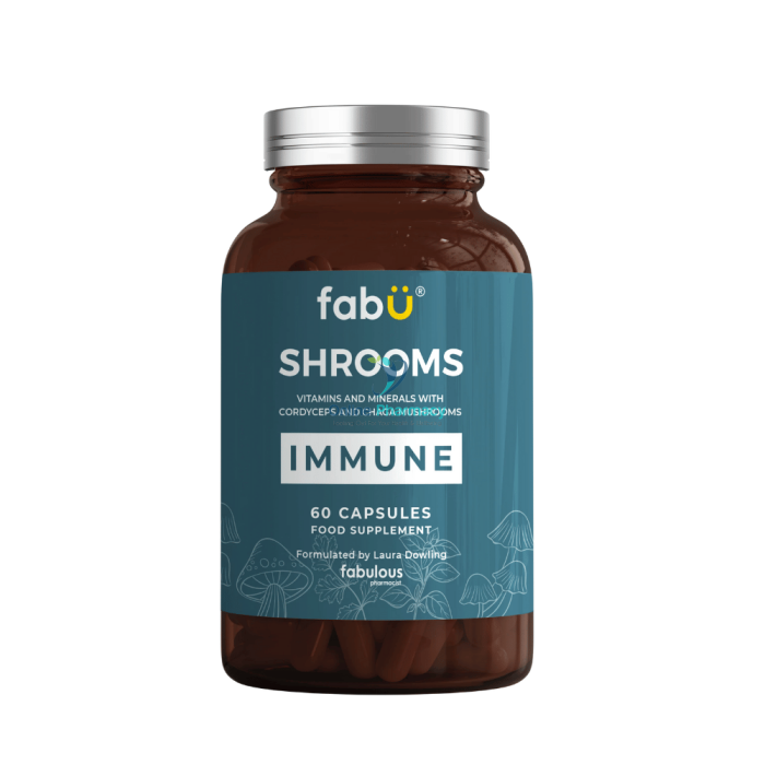 fabÜ Shrooms Immune - 60 Capsules