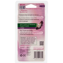 Back of the Neat Feat Femme Slimline Gel Arch Cushion & Metatarsal Insole packaging, mostly pink with mostly black text, displaying product details, usage instructions, and benefits for arch and metatarsal support.