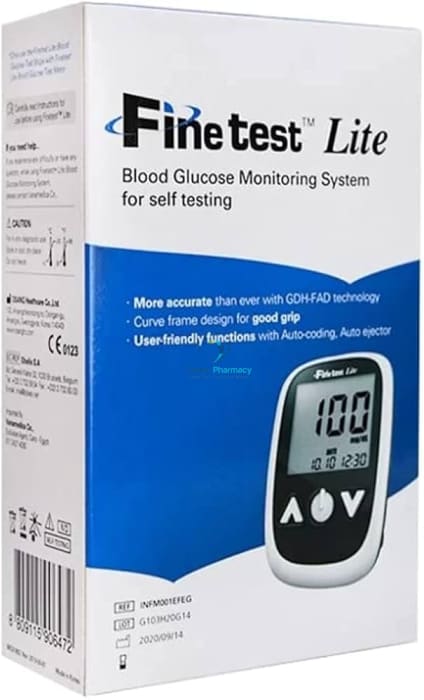 Fine Test Lite Glucose Monitor Diabetes Care