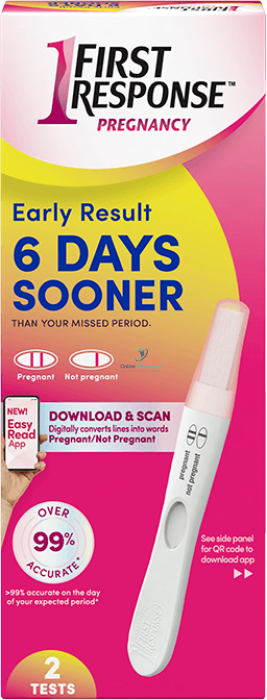 First Response Early Detection Pregnancy Test - Twin Pack - OnlinePharmacy
