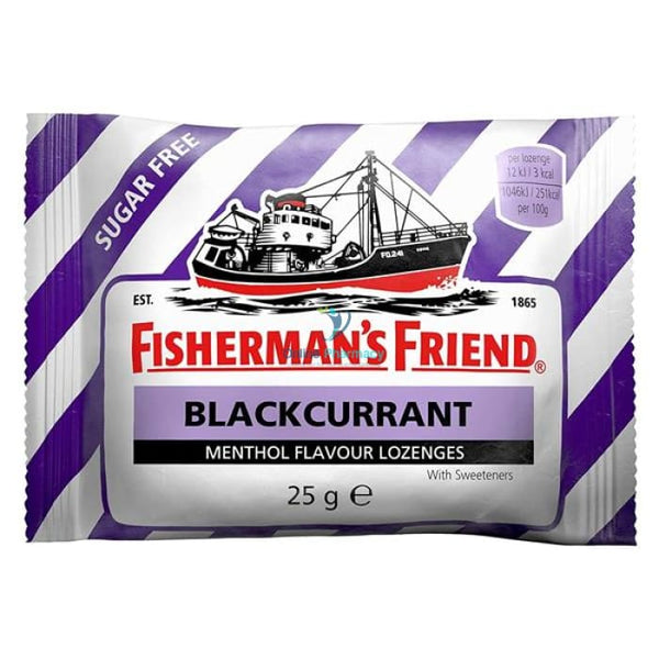 Fishermans Friend Lozenges Blackcurrent - 25g - OnlinePharmacy