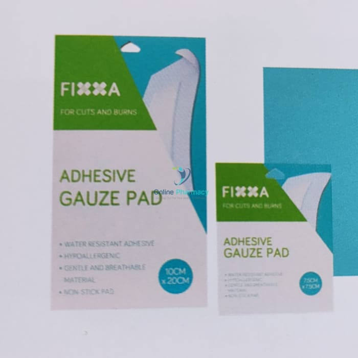 Fixxa Adhesive Gauze Pads 10cm x 20cm - 6 Pack - OnlinePharmacy