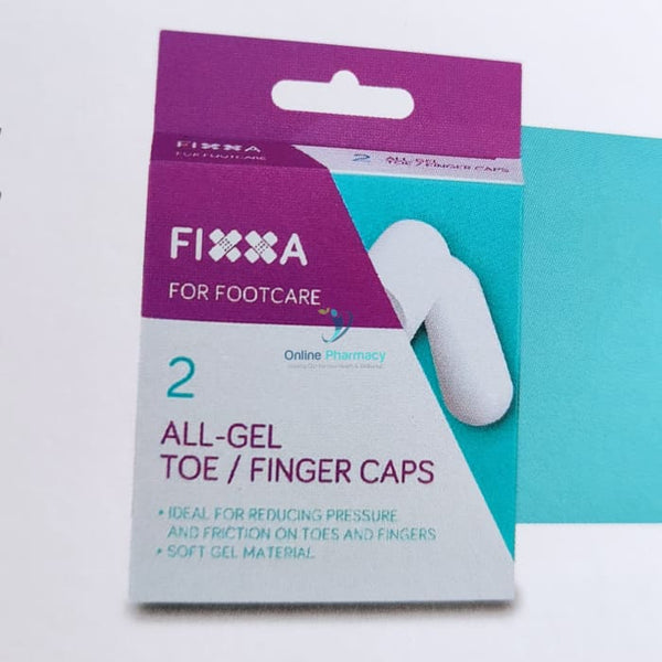 Fixxa All Gel Toe - Finger Caps - 2 Pack - OnlinePharmacy
