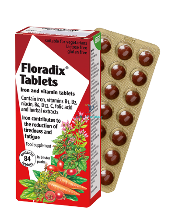 Floradix Iron Tablets - 84 Pack