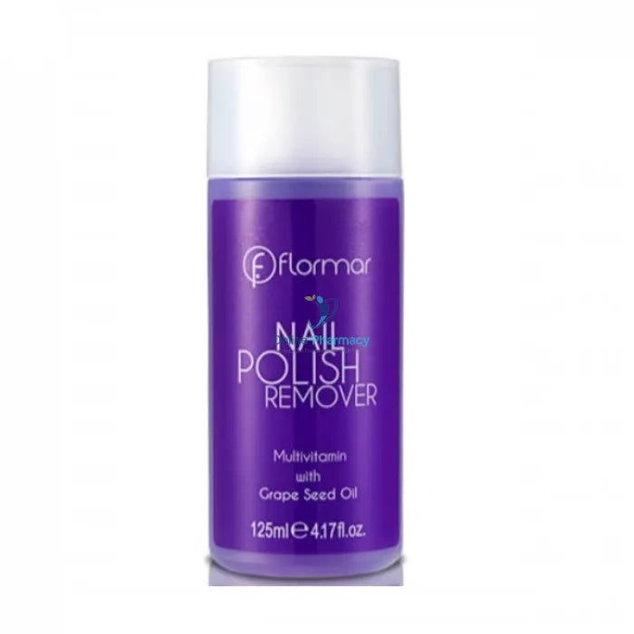 Flormar Nail Polish Remover Grape Seed Oil - 125ml - OnlinePharmacy