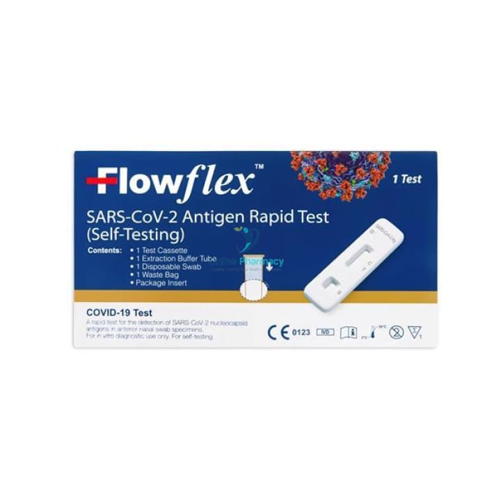 Flowflex Rapid SARS-CoV-2 (Covid 19) Rapid Antigen Test - Single Test - OnlinePharmacy