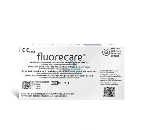 Fluorecare Covid 19 | Influenza A & B Rsv Test Kit - 1 Pack Kits