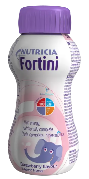 Fortini Nutritional Drinks 200Ml - Strawberry/Vanilla Nutrition & Shakes
