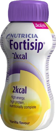 Fortisip 2kcal Nutritional Drink Vanilla Flavour - 200ml x 4 pack