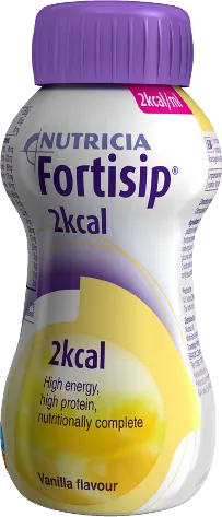 Fortisip 2kcal Nutritional Drink Vanilla Flavour - 200ml x 4 pack