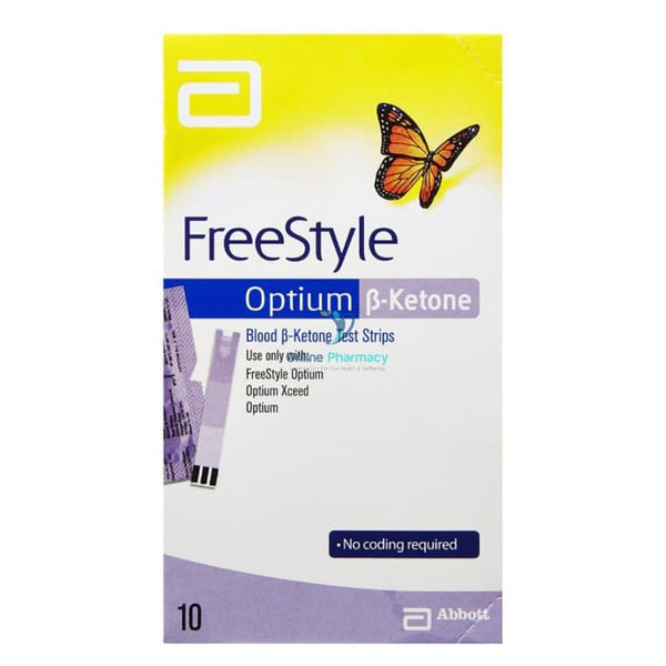 Freestyle Optium Neo Ketone Test Strips - 10 Diabetes Care