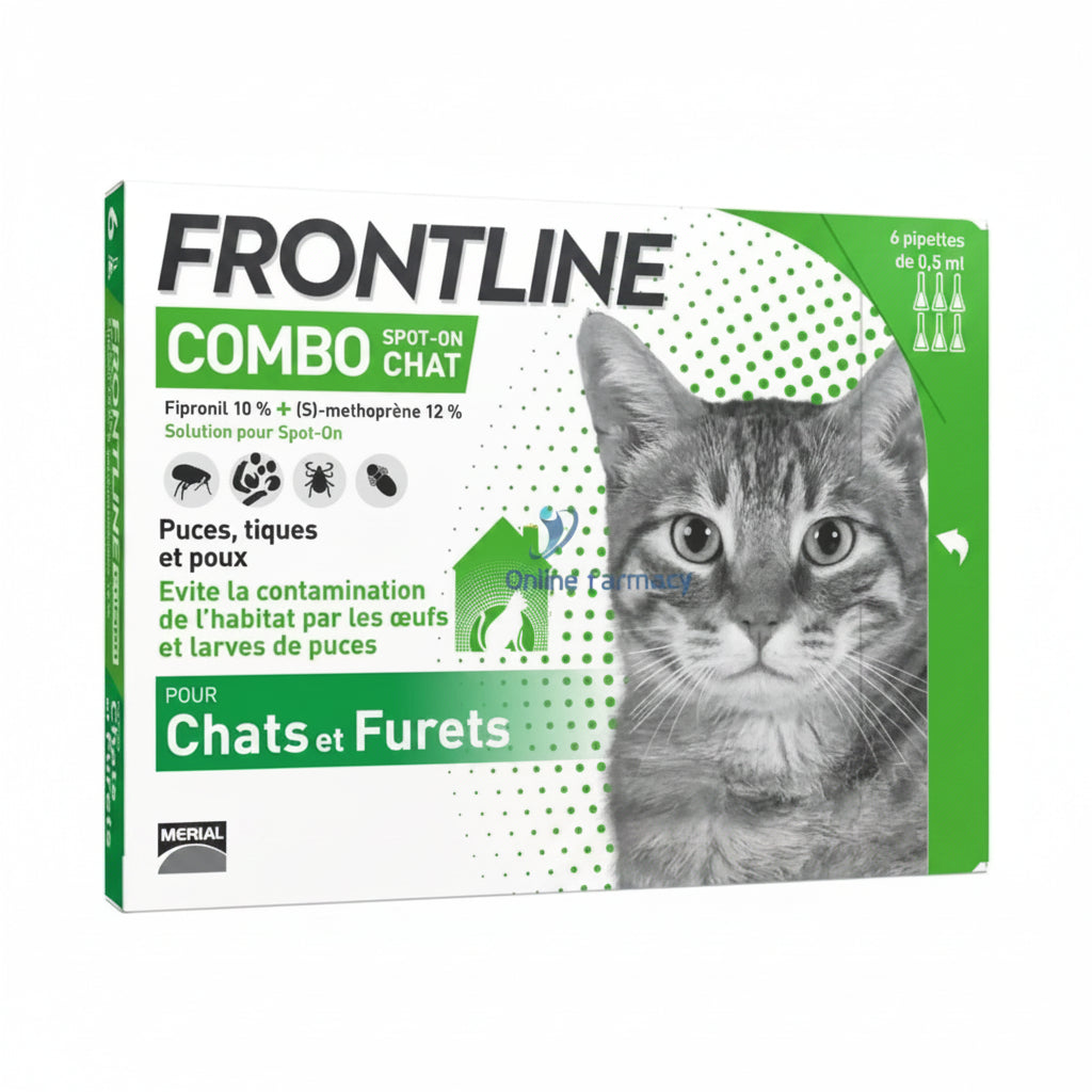 Frontline Combo Spot-on for Cats - 6 Pipettes