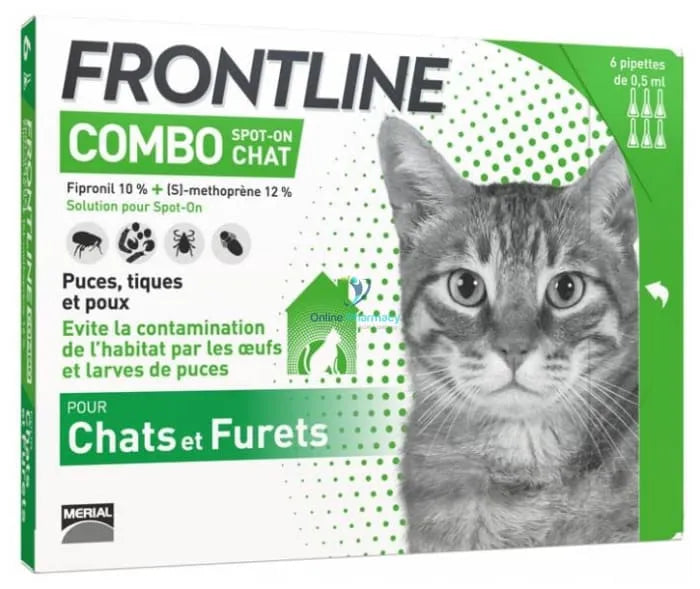 Frontline Combo Spot-on for Cats - 6 Pipettes
