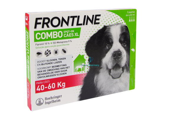 Frontline Combo Spot-on Treatment for X-Large Dogs (40-60kg) - Treat Fleas and Ticks - OnlinePharmacy