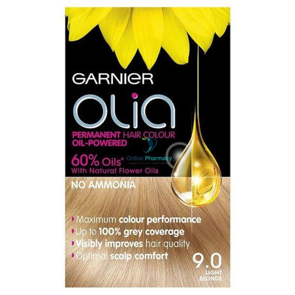Garnier Olia 9.0 Light Blond Permanent Hair Colour - OnlinePharmacy