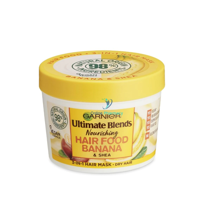 Garnier Ultimate Blends Hair Food Banana Mask - 390ml - OnlinePharmacy