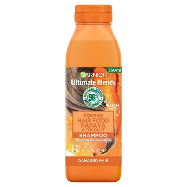 Garnier Ultimate Blends Hair Food Shampoo Papaya - 350ml - OnlinePharmacy