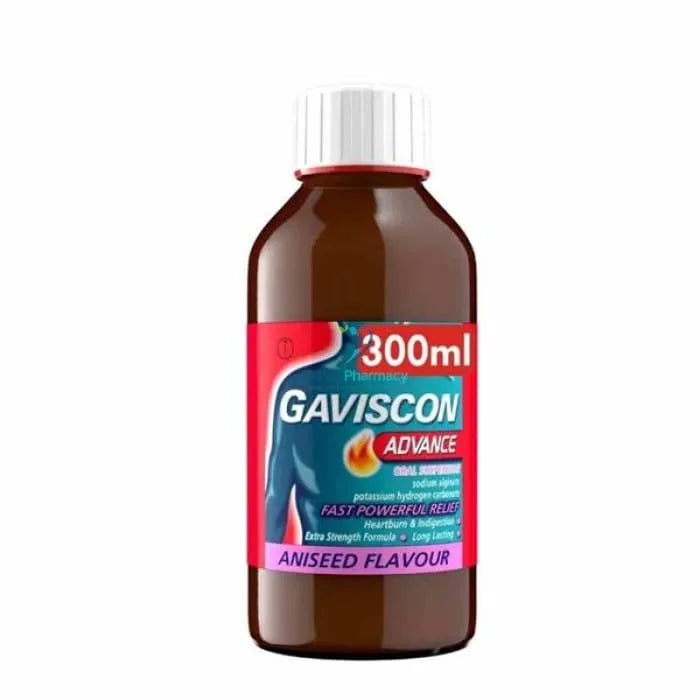 Gaviscon Advance Oral Suspension Aniseed - 300/600ml - OnlinePharmacy
