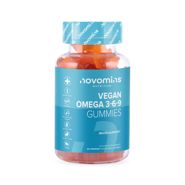 Novomins Vegan Omega 3-6-9 Gummies - 60 Pack