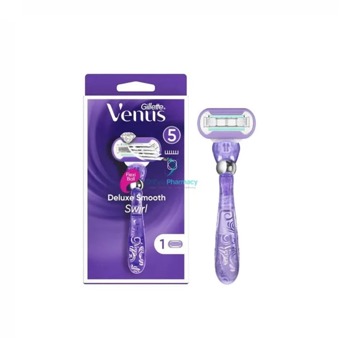 Gillette Venus Deluxe Smooth Swirl 5 - 1 Pack Razors & Razor Blades