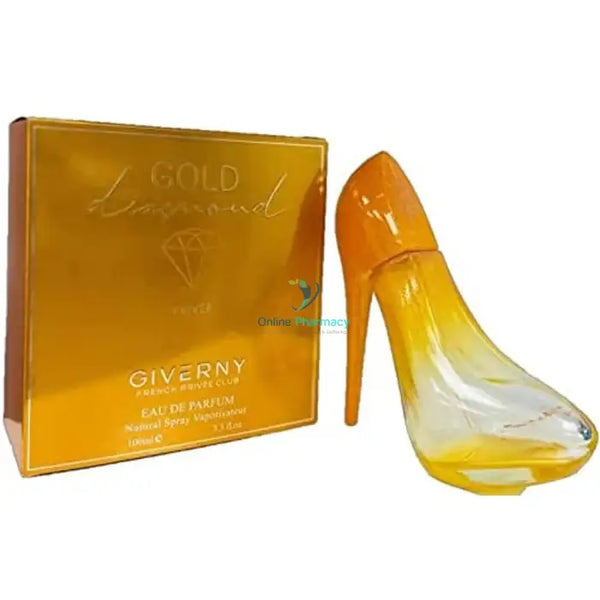 GIVERNY Shoe Gold Diamond - OnlinePharmacy