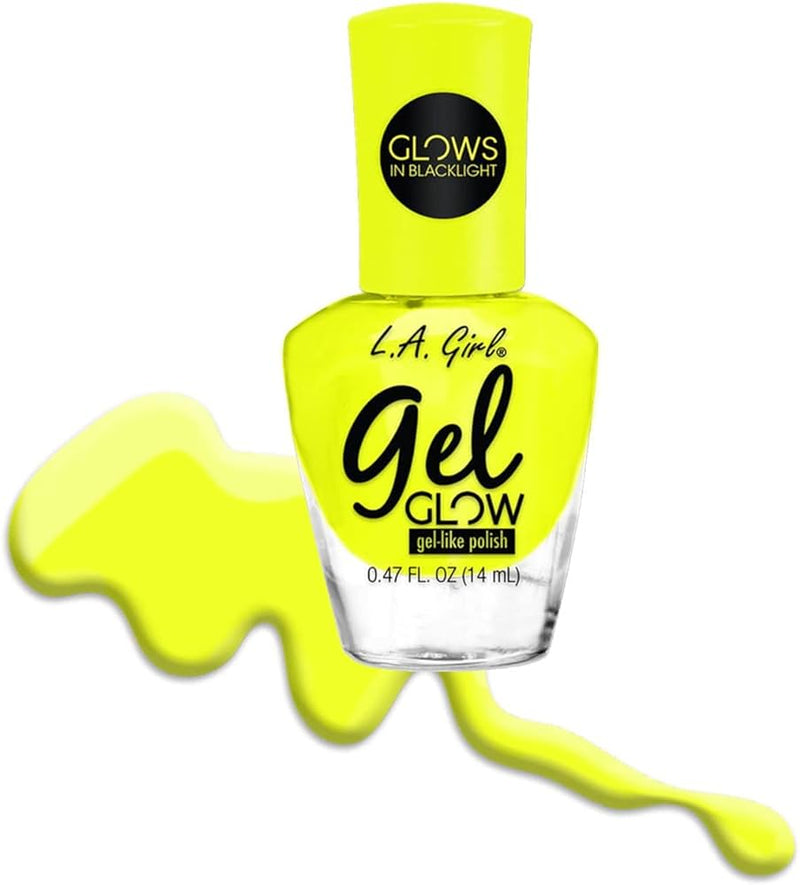 LA Girl Gel Glow Shine Nail Polish - LED Glare