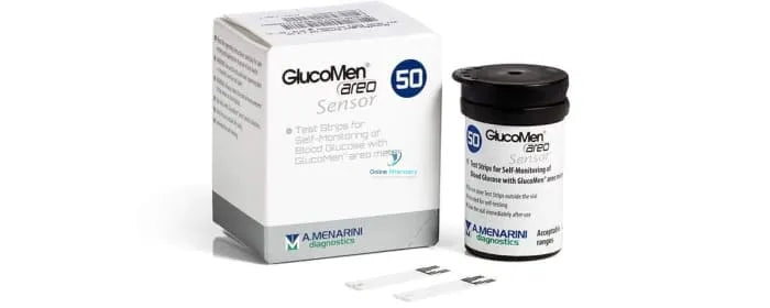 Glucomen Areo Sensor GLucose Test Strips - 50 Pack