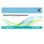 Glycerol 2g Suppositories For Children 12 Pack